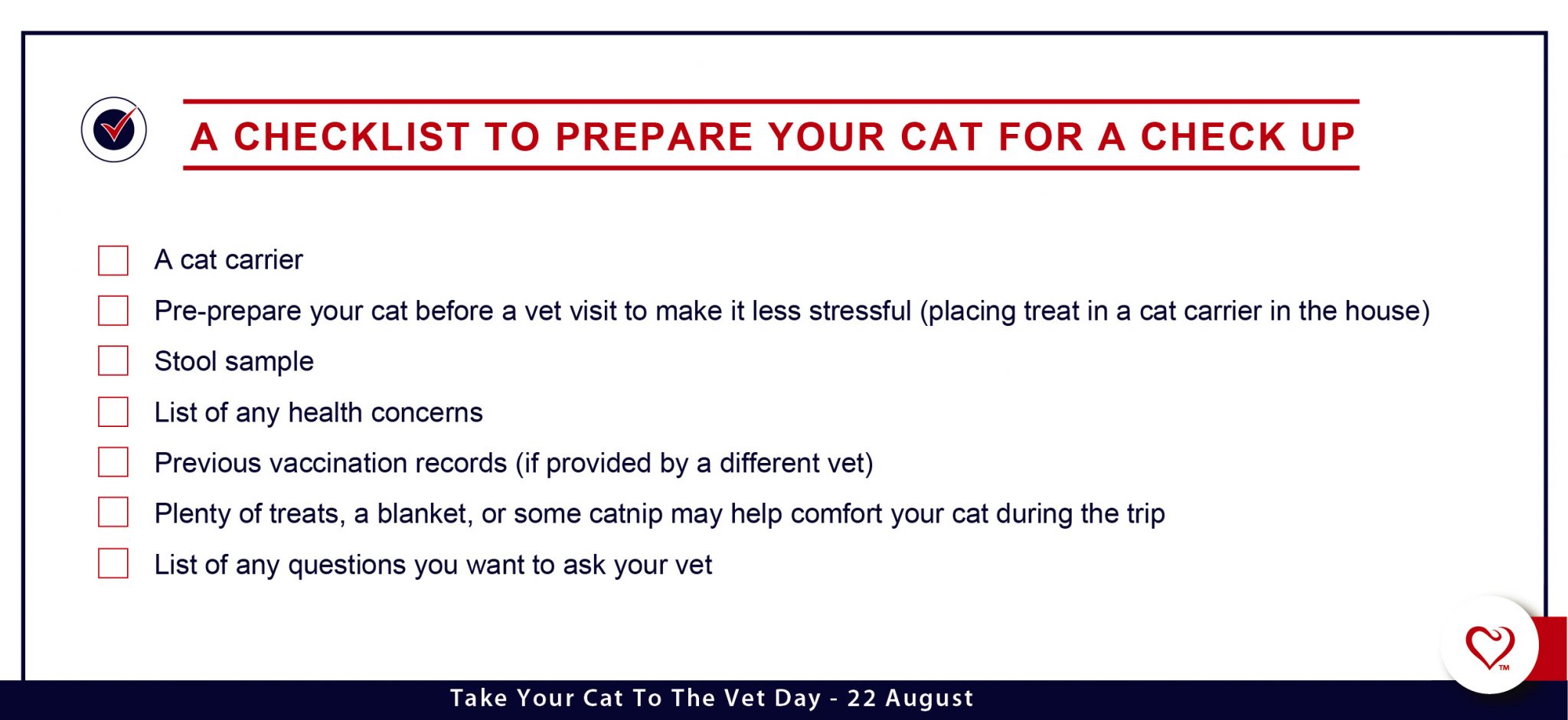 Take Your Cat To The Vet Day PetlifeCA